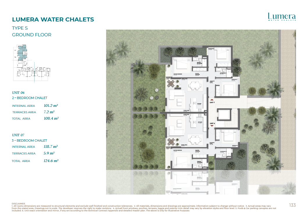 Floor plan for chalet at Solare