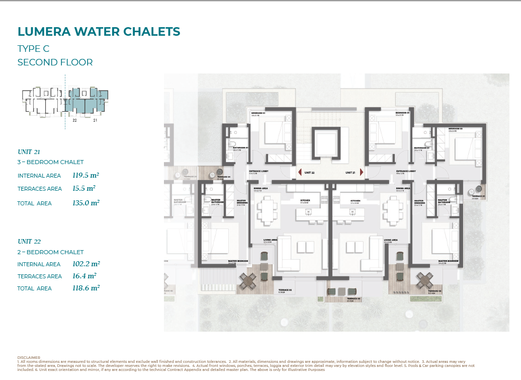 Floor plan for chalet at Solare