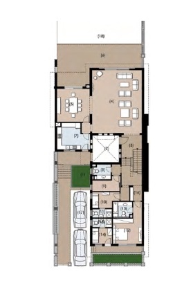 Floor plan for villa at New Giza