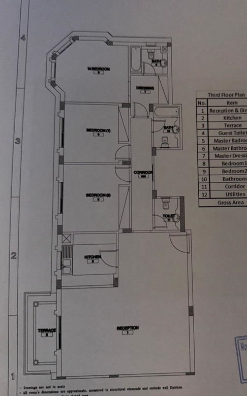 Floor plan for apartment at Mountain View Hyde Park