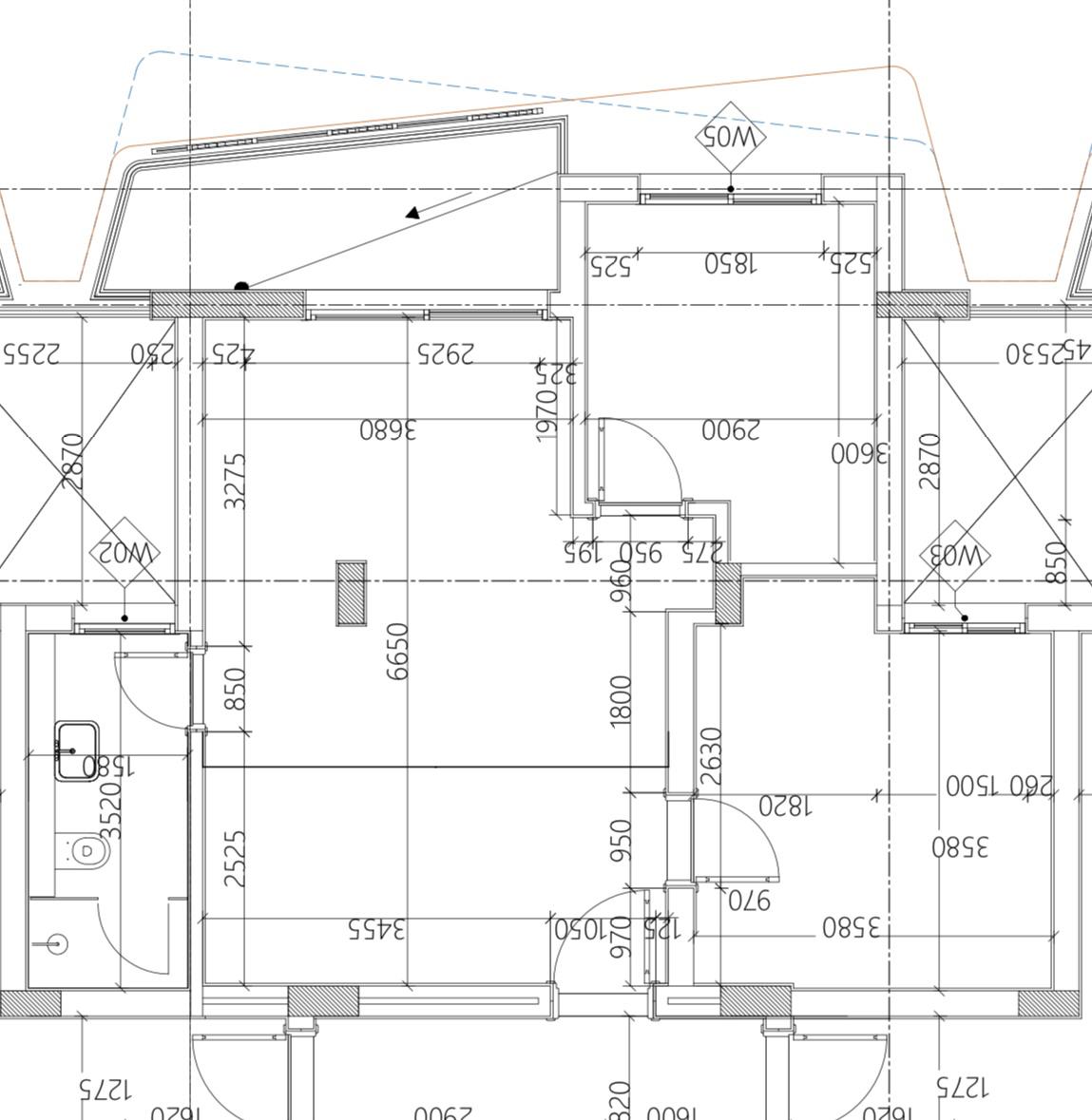 Floor plan for apartment at Badya