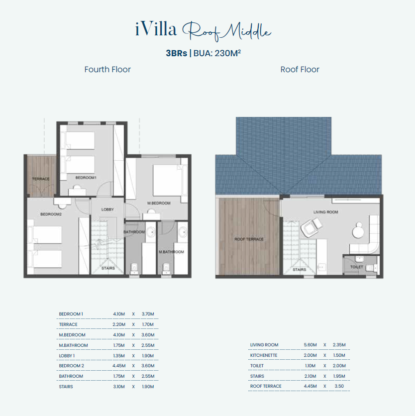 Floor plan for duplex at Aliva Mountain View Mostakbal City