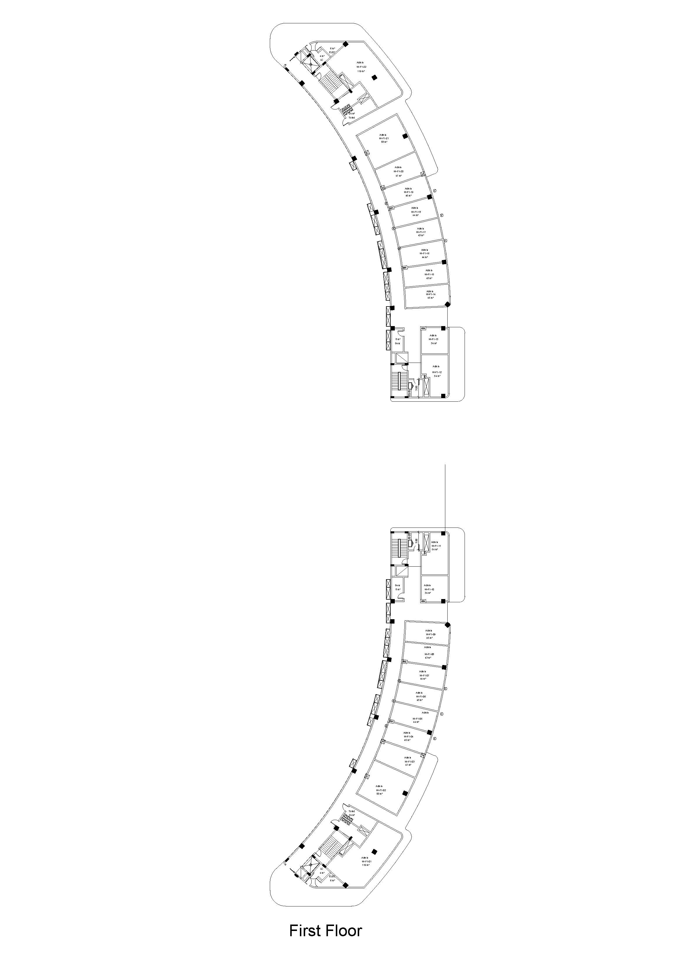 Floor plan for  at White Residence