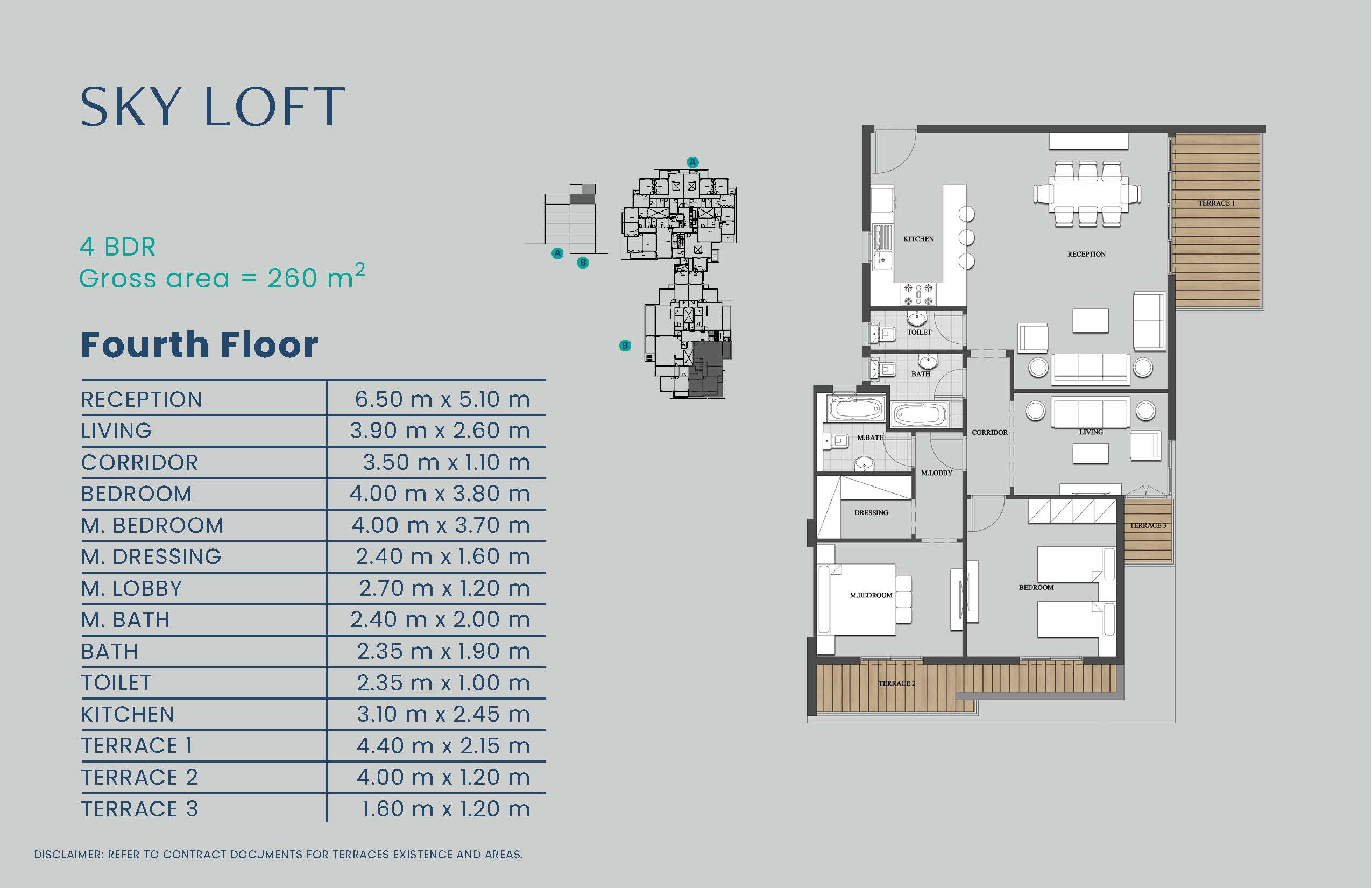 Floor plan for penthouse at Mountain View iCity October