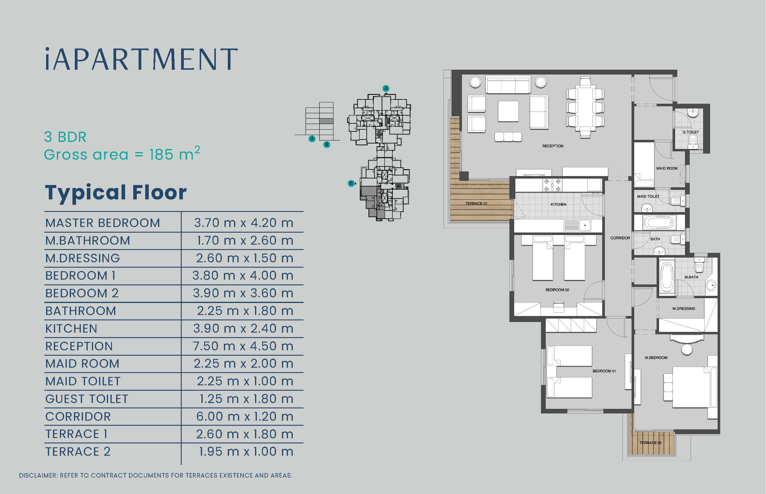 Floor plan for apartment at Mountain View iCity October
