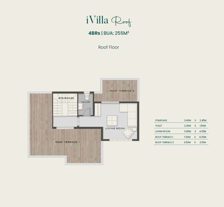 Floor plan for duplex at Aliva Mountain View Mostakbal City