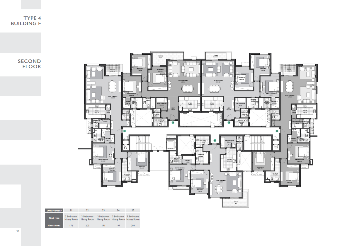 Floor plan for apartment at Allegria Residence