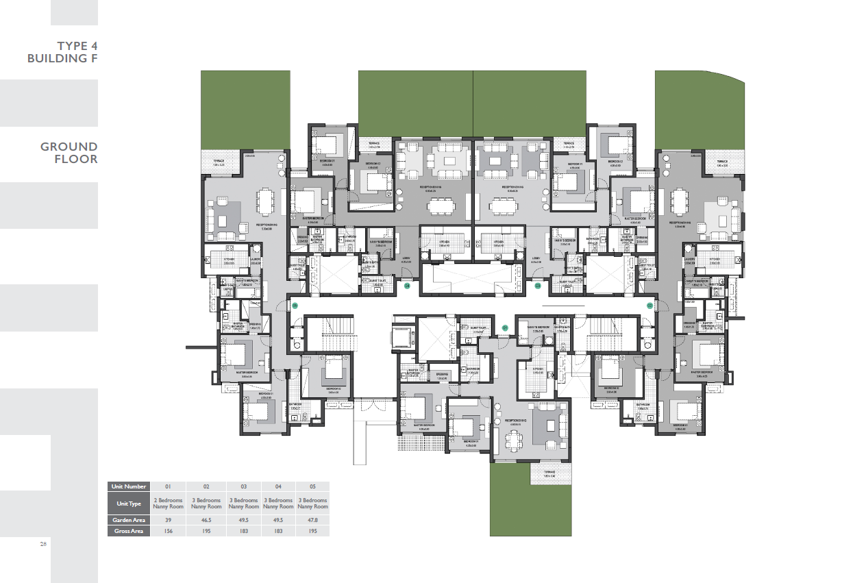 Floor plan for apartment at Allegria Residence