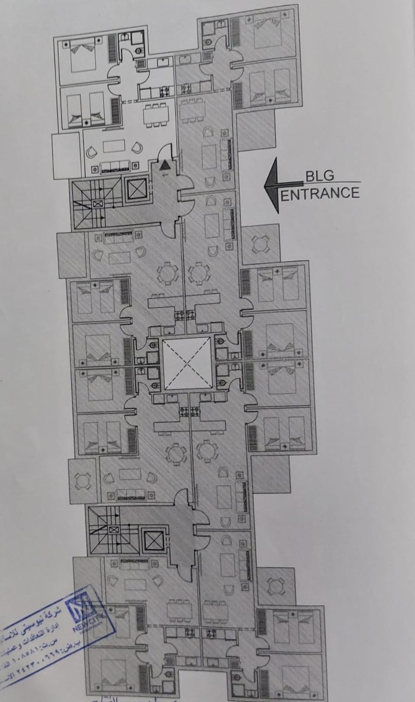 Floor plan for apartment at Eco West