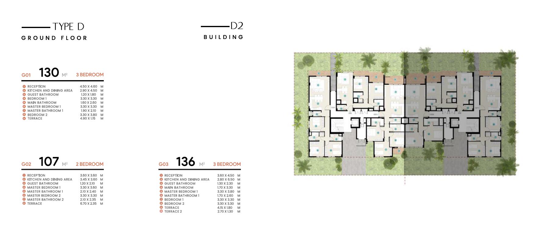 Floor plan for chalet at Azha North Coast