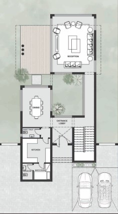 Floor plan for villa at Ourika