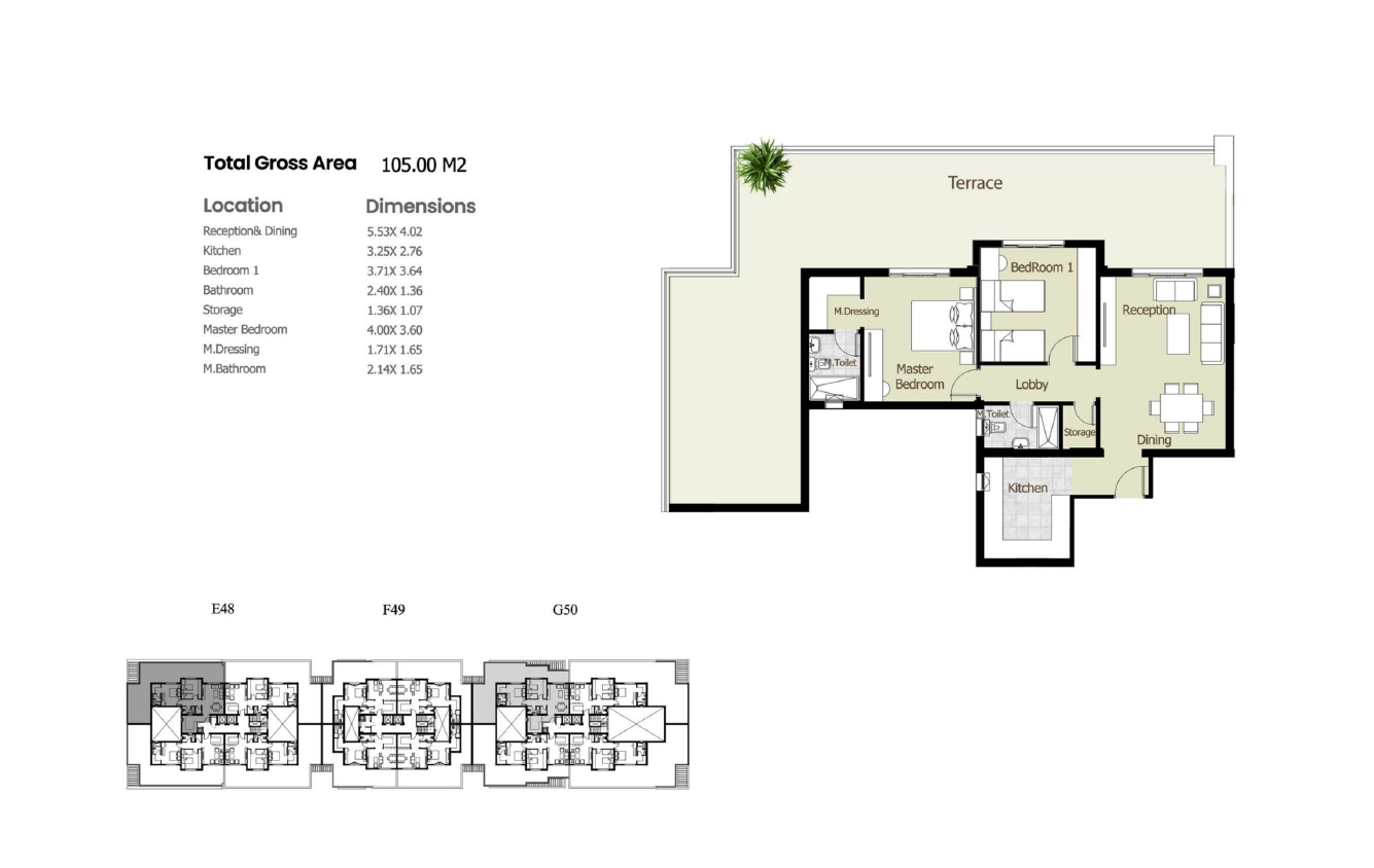 Floor plan for apartment at Azad Views