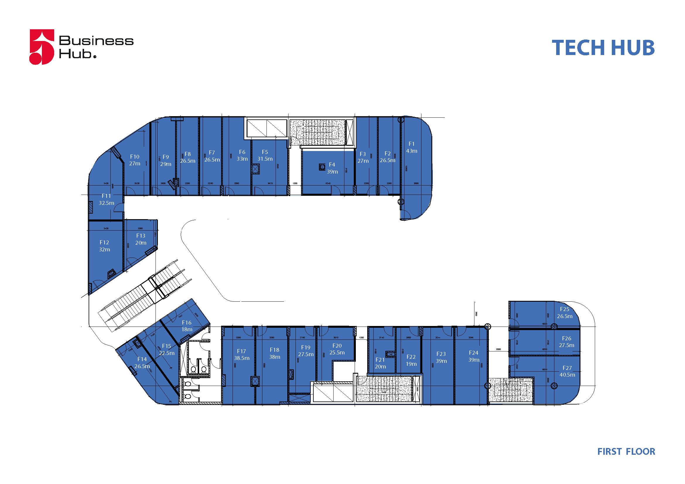 Floor plan for  at 5 Business Hub Mall