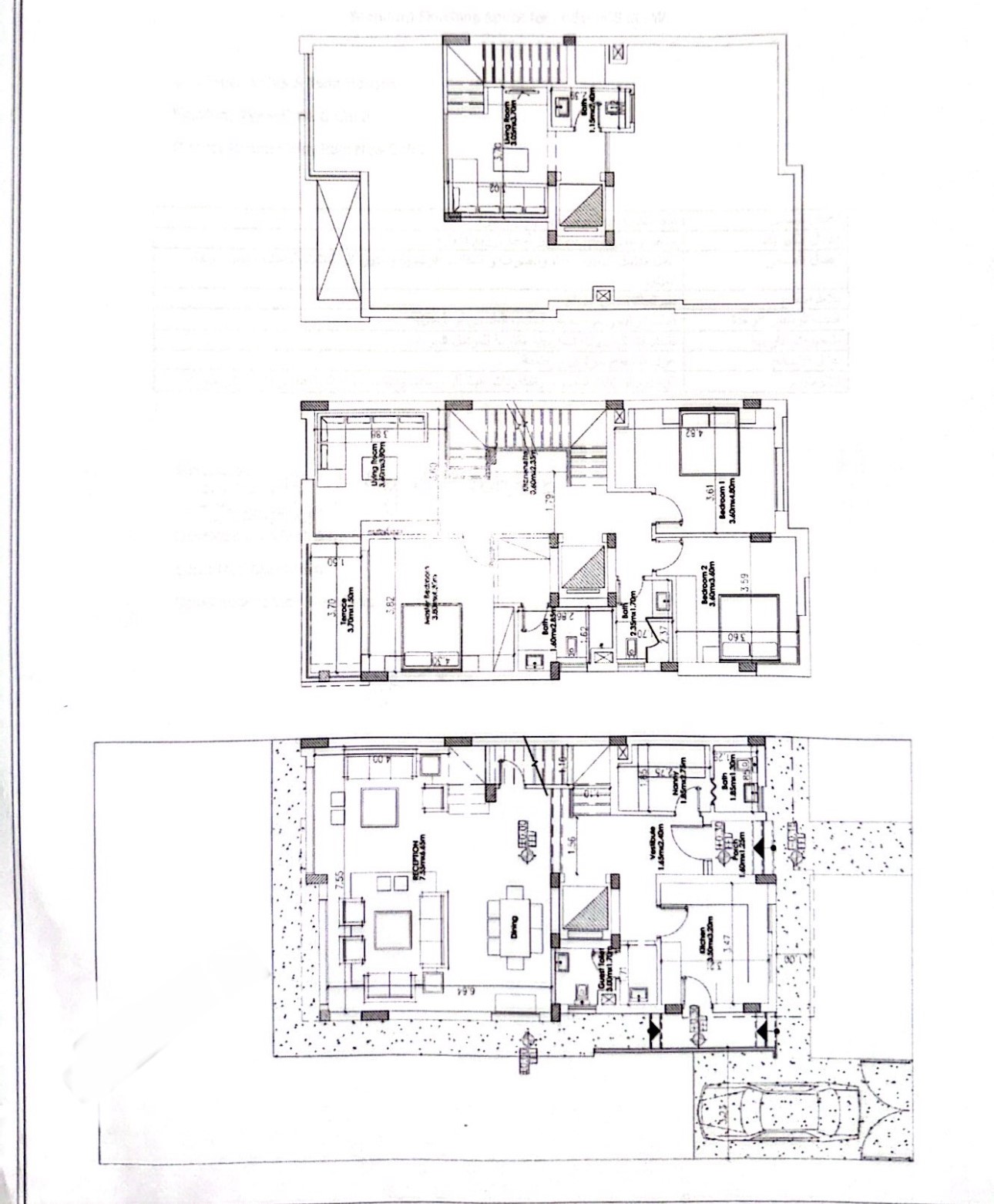 Floor plan for villa at Palm Hills New Cairo