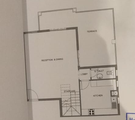 Floor plan for duplex at Aliva Mountain View Mostakbal City