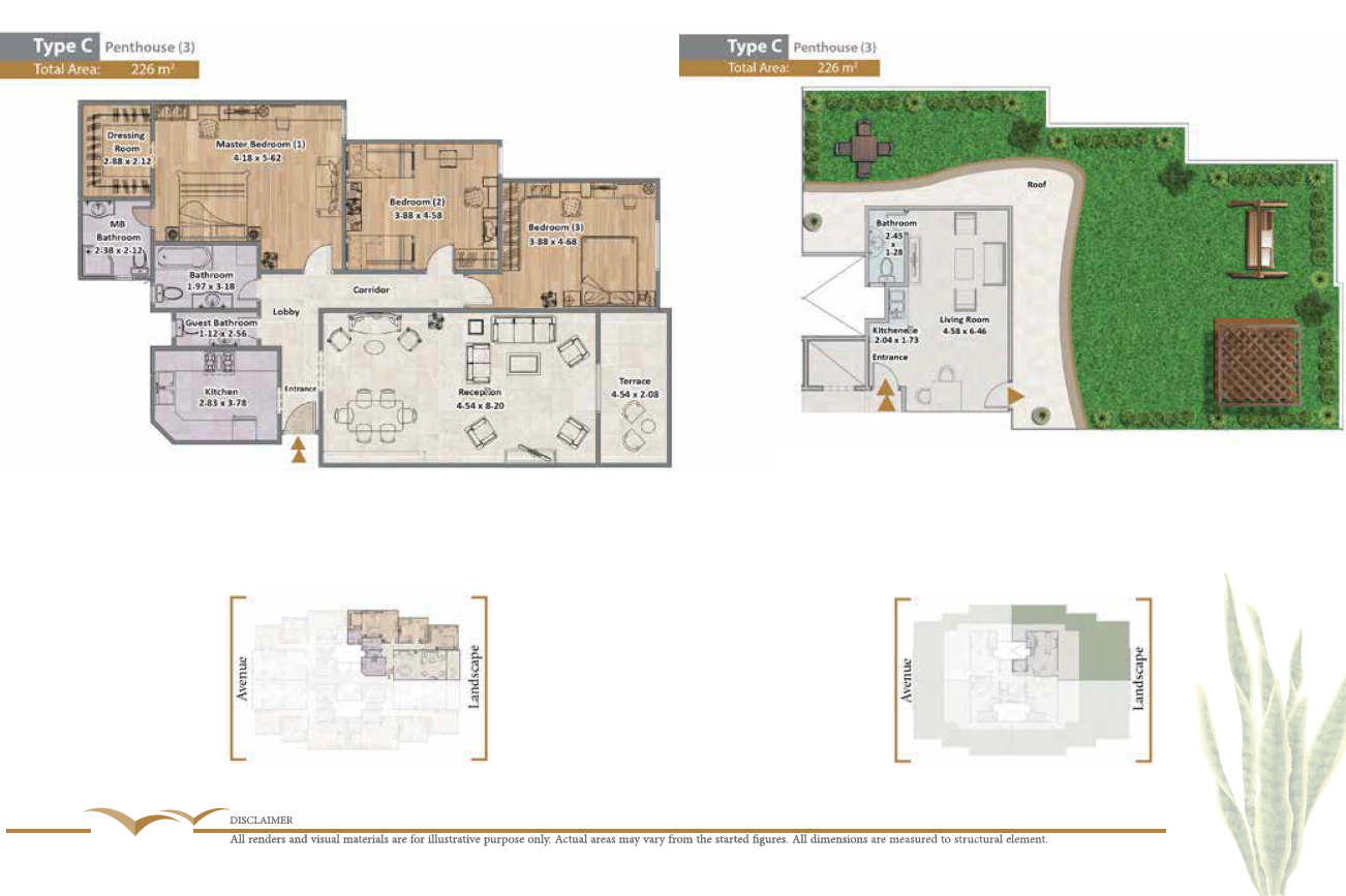 Floor plan for penthouse at Rock Eden