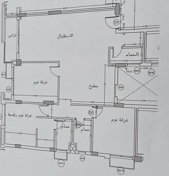 Floor plan for penthouse at Granda Life