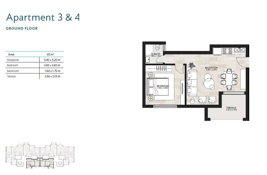 Floor plan for apartment at Garden Lakes