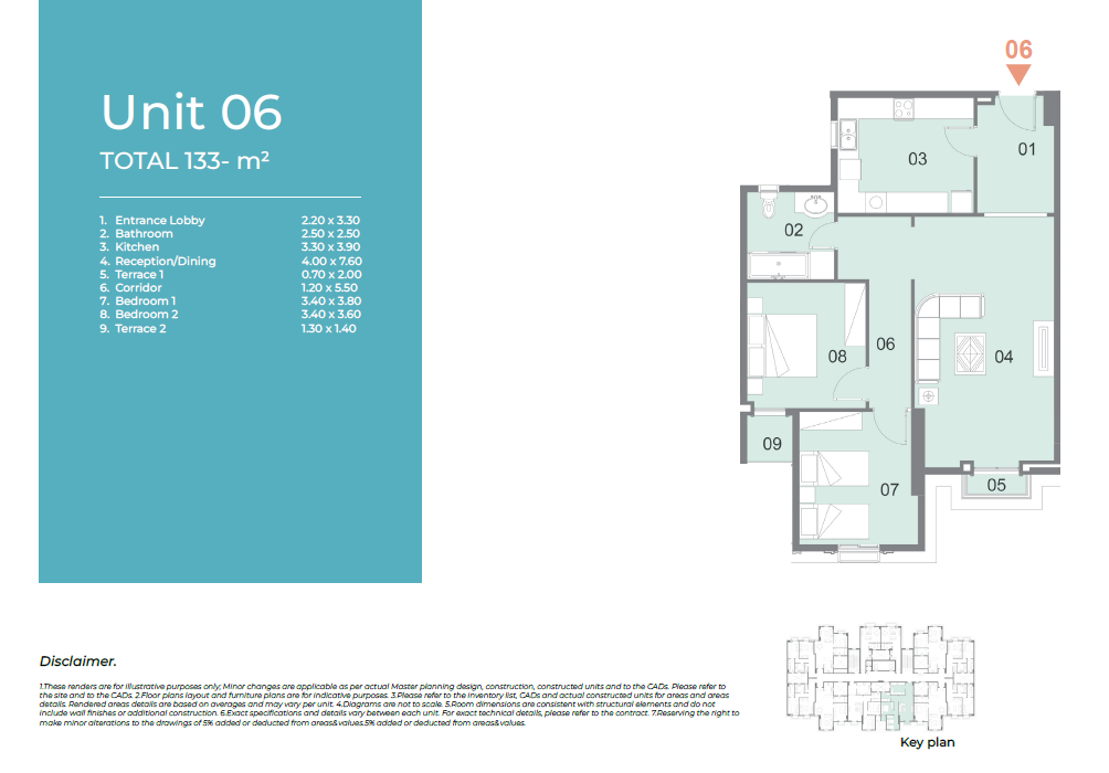Floor plan for apartment at Il Latini City Edge