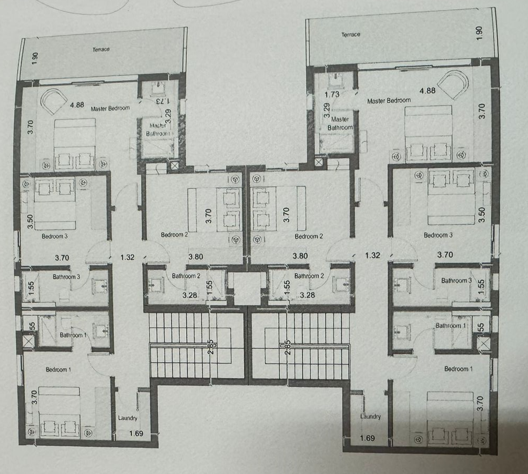 Floor plan for  at D-Bay