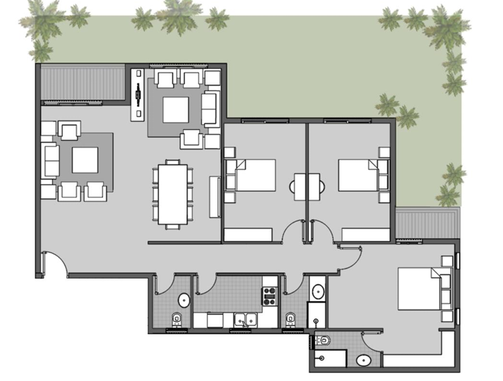Floor plan for apartment at Dejoya Residence