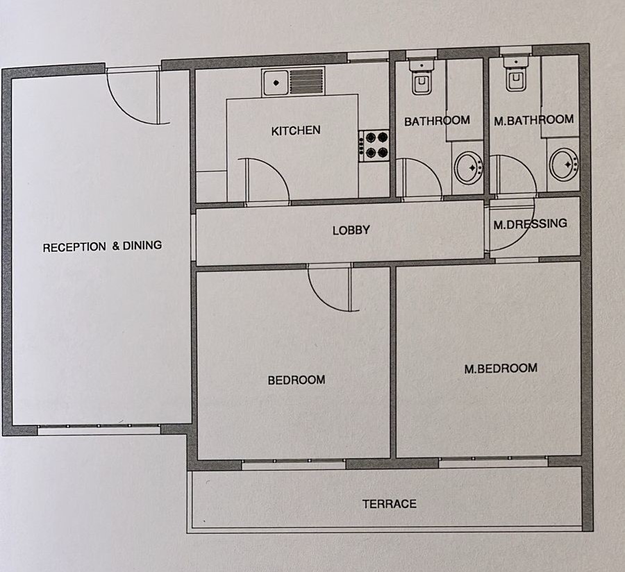 Floor plan for apartment at Mountain View iCity October