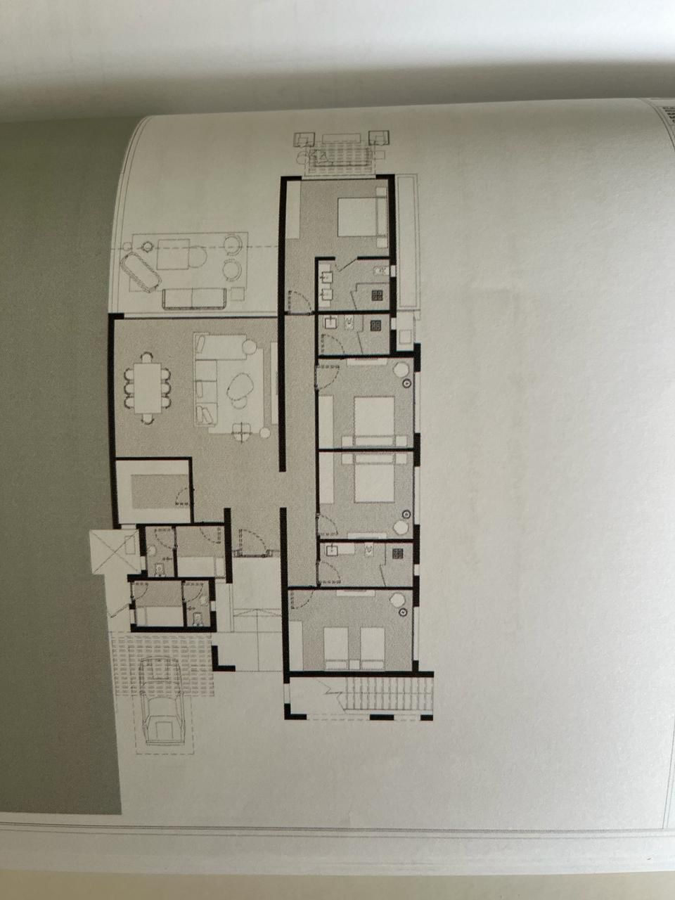 Floor plan for chalet at Playa Ghazala