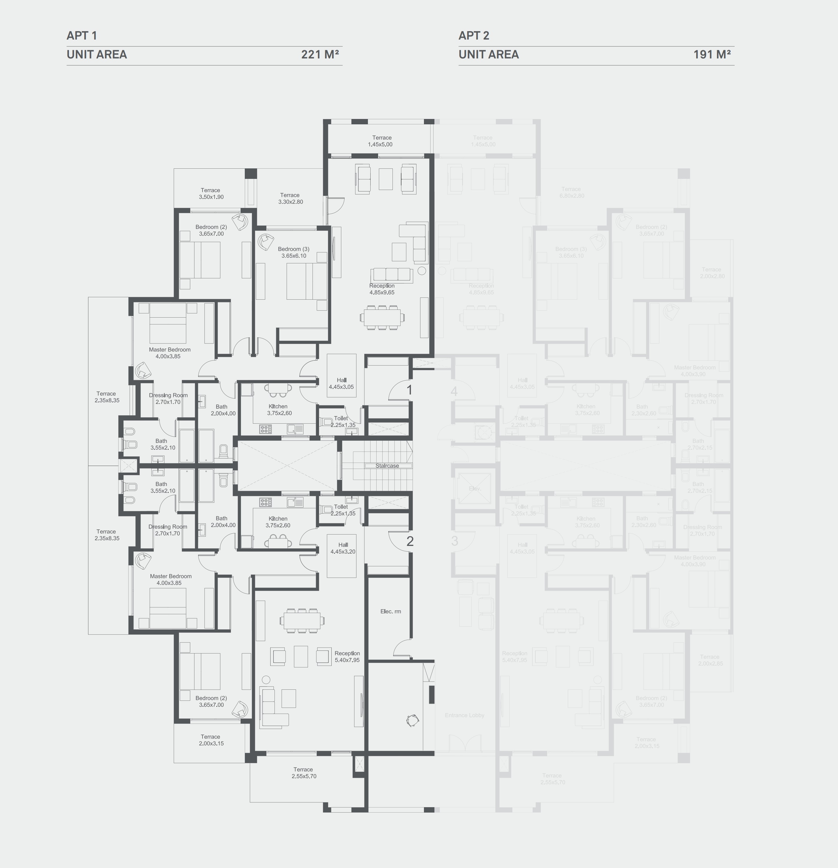 Floor plan for apartment at Hyde Park