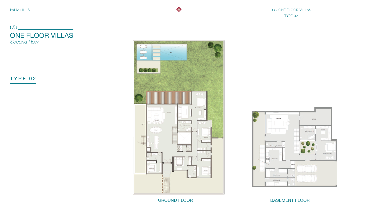 Floor plan for villa at Hacienda Heneish