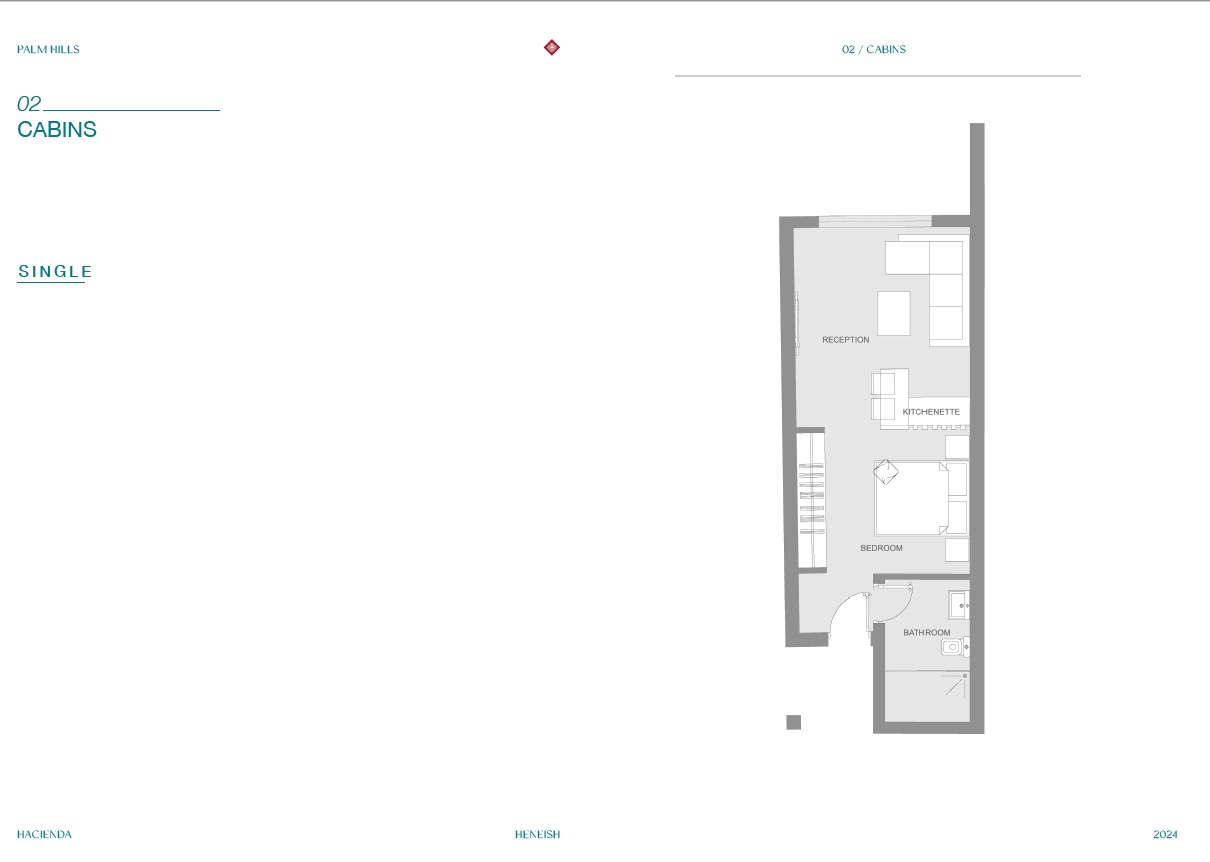 Floor plan for  at Hacienda Heneish