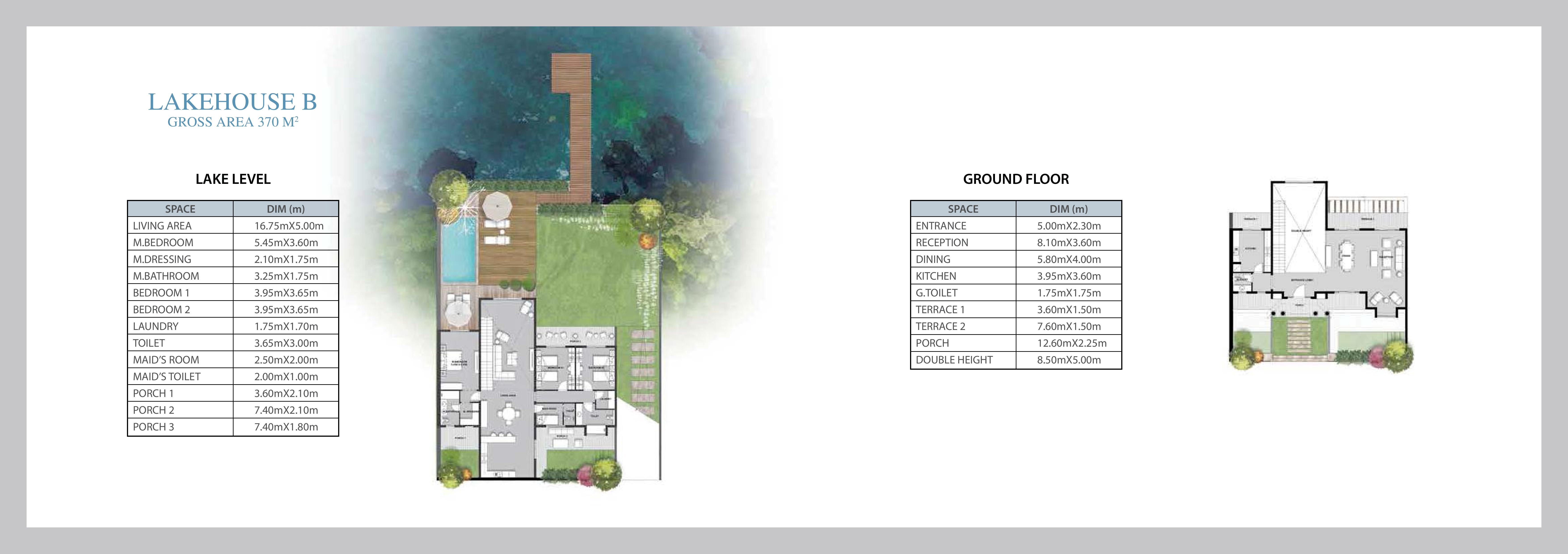 Floor plan for villa at Mountain View Chillout Park