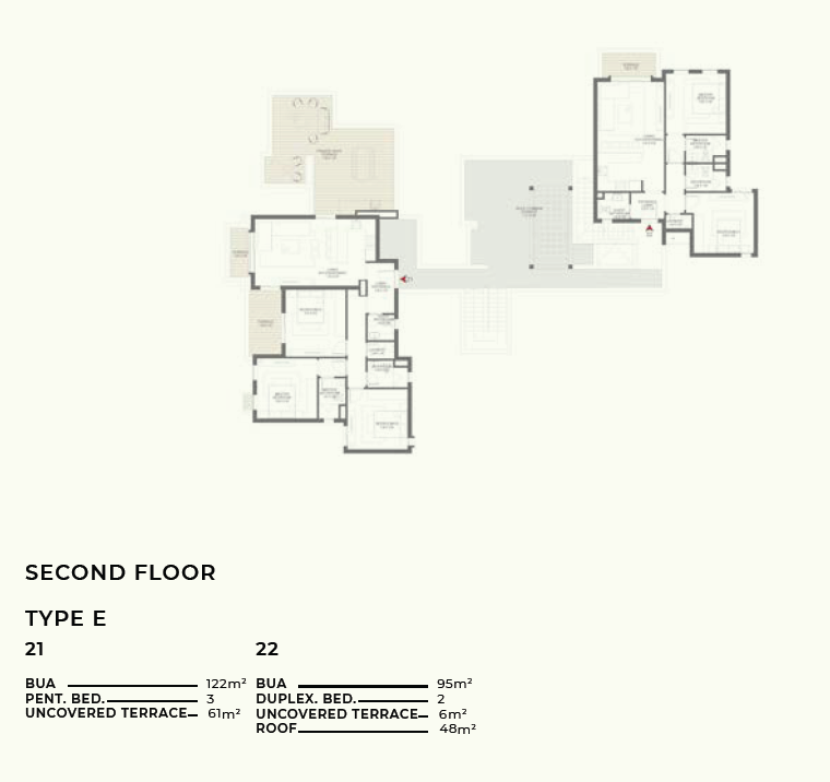 Floor plan for chalet at DUA