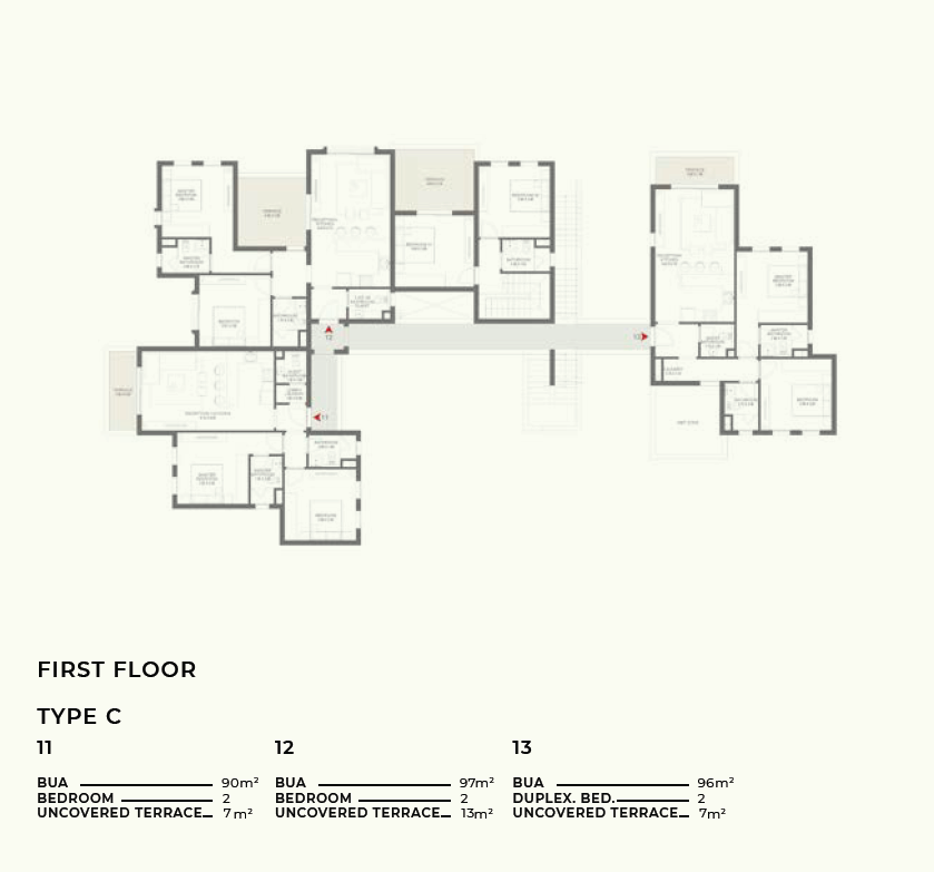 Floor plan for chalet at DUA