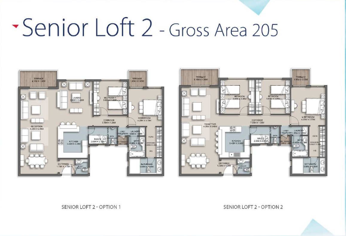 Floor plan for apartment at The Loft