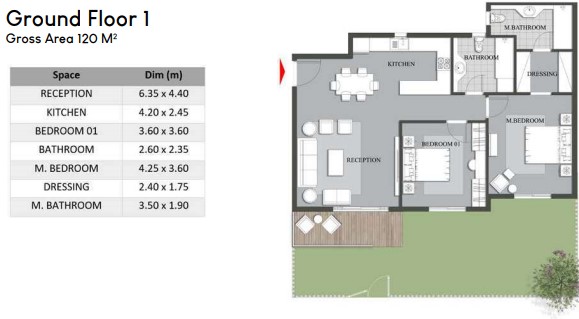 Floor plan for apartment at Mountain View iCity October