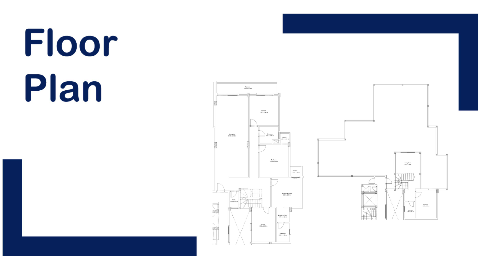 Floor plan for penthouse at Fifth Square Al Marasem