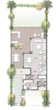 Floor plan for townhouse at Il Bosco City