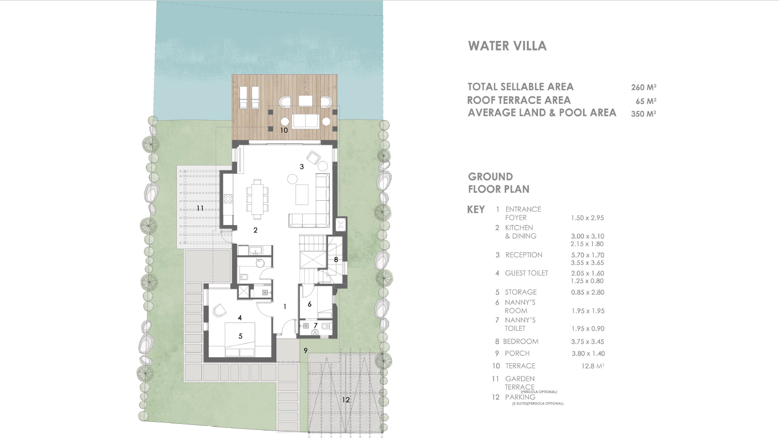 Floor plan for villa at El Masyaf