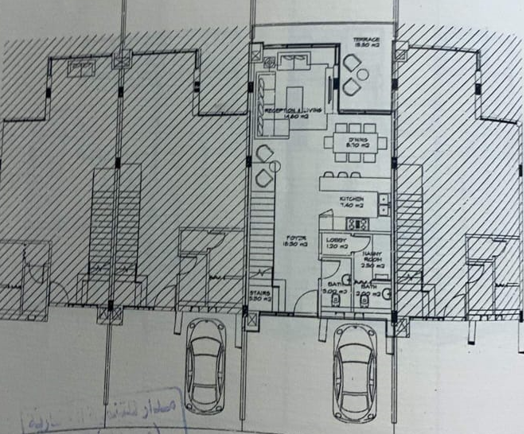 Floor plan for townhouse at Azha North Coast