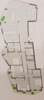 Floor plan for apartment at Badya
