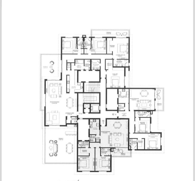 Floor plan for apartment at O West Orascom