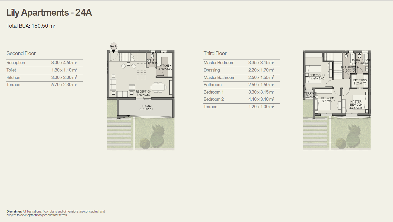 Floor plan for duplex at Taj City