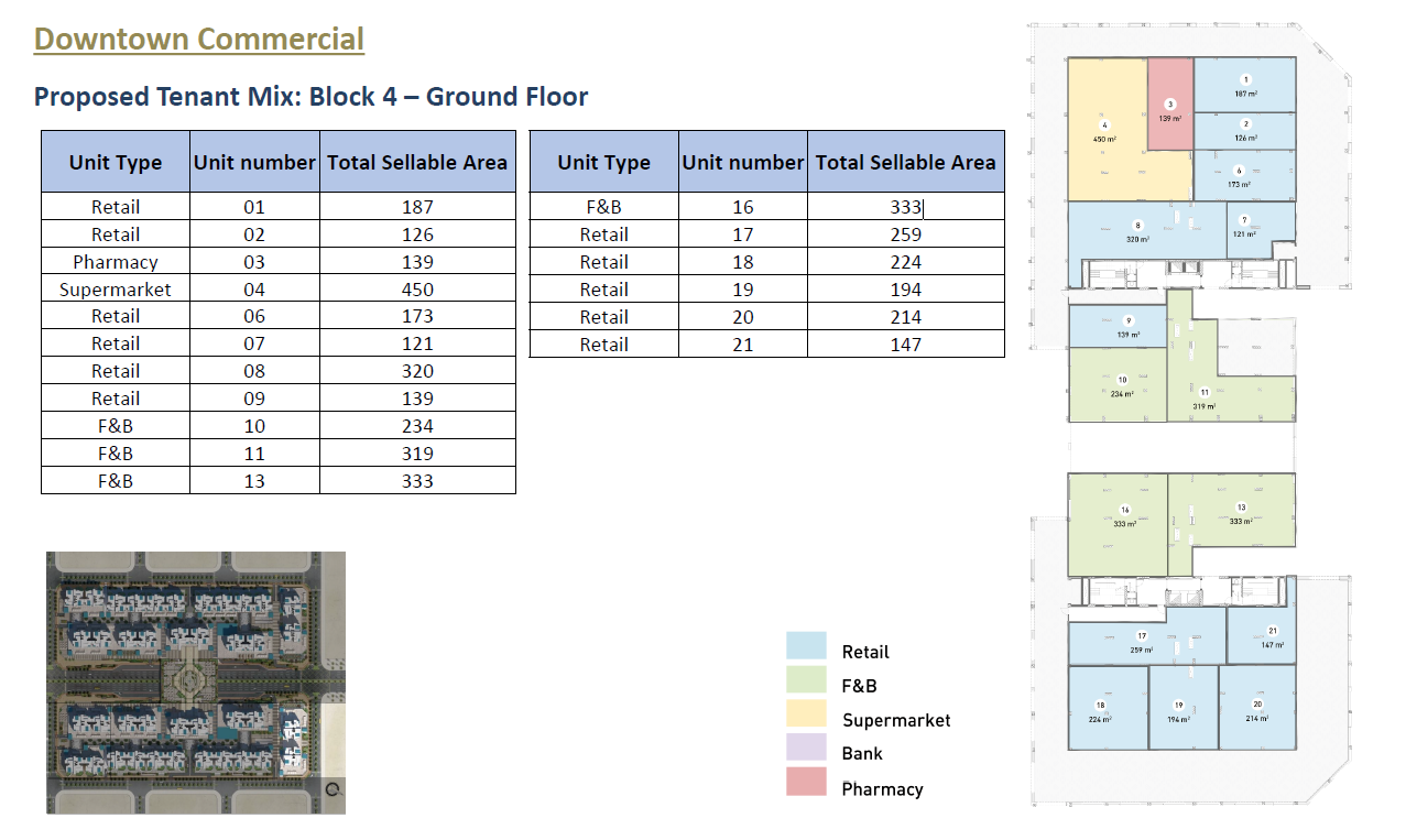 Floor plan for  at Downtown New Alamein