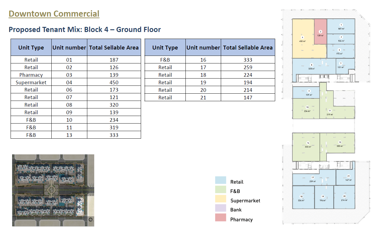 Floor plan for  at Downtown New Alamein