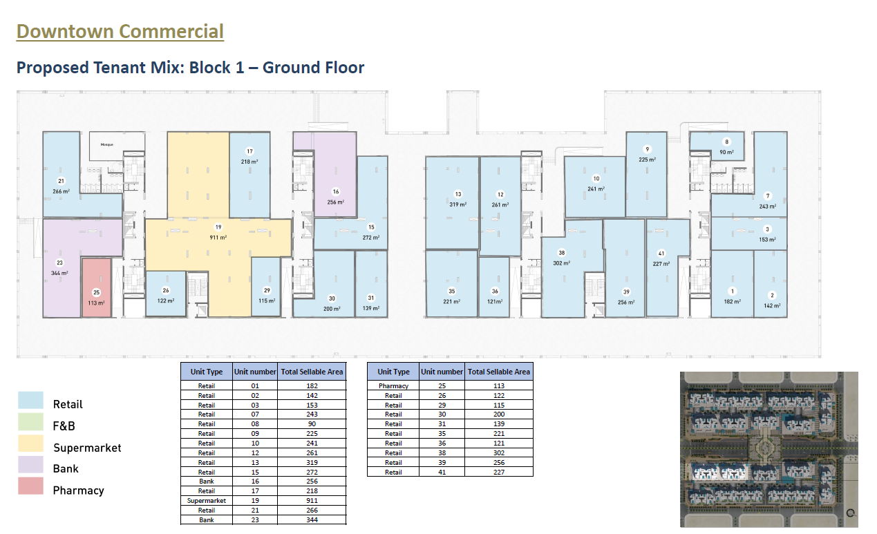Floor plan for  at Downtown New Alamein