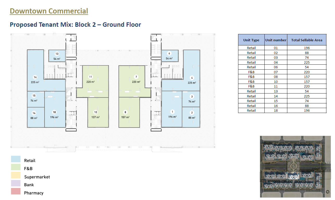 Floor plan for  at Downtown New Alamein