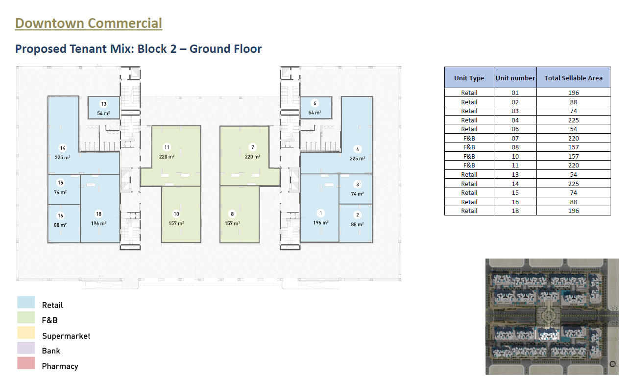 Floor plan for  at Downtown New Alamein