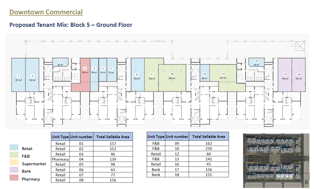 Floor plan for  at Downtown New Alamein