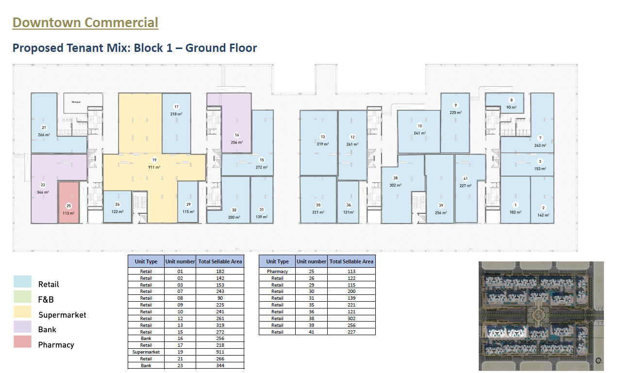 Floor plan for  at Downtown New Alamein