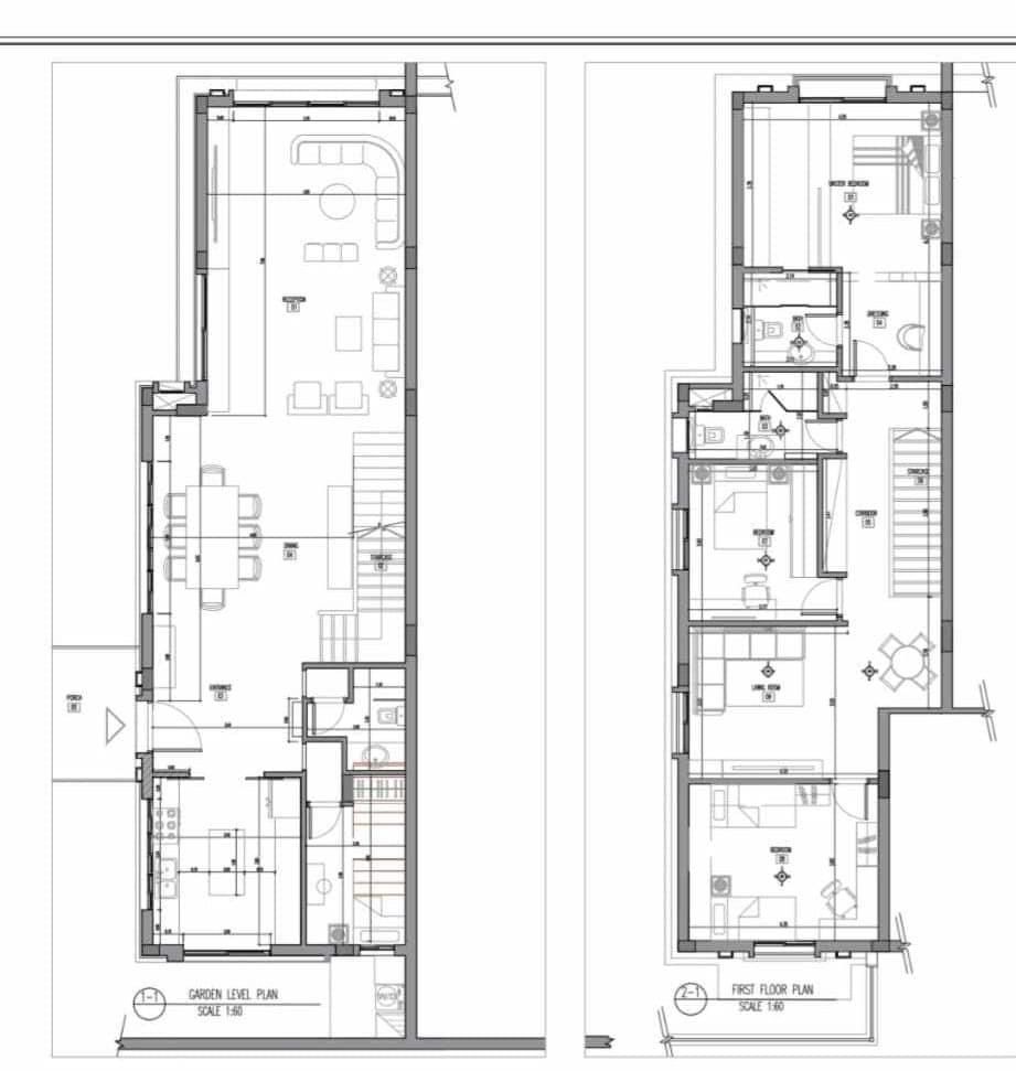 Floor plan for duplex at Mountain View Chillout Park